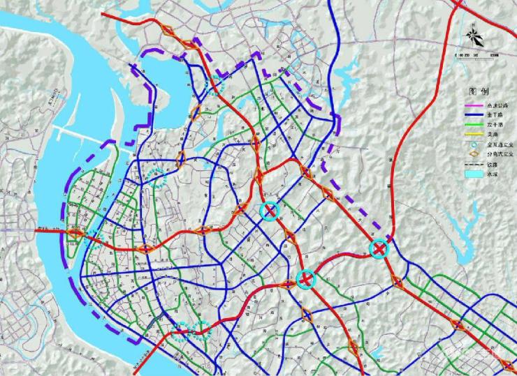 港窑路快速路规划图港窑路是宜昌中心城区"四纵五横"快速路的第二横