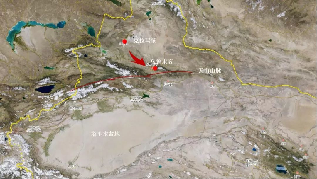 由西北风与沙尘共同制造 新疆多地出现 7 级以上大风 克拉玛依一带