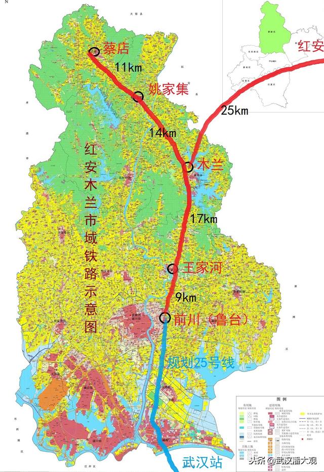 木兰/红安市域铁路规划前瞻 木兰生态旅游区专线引人注目