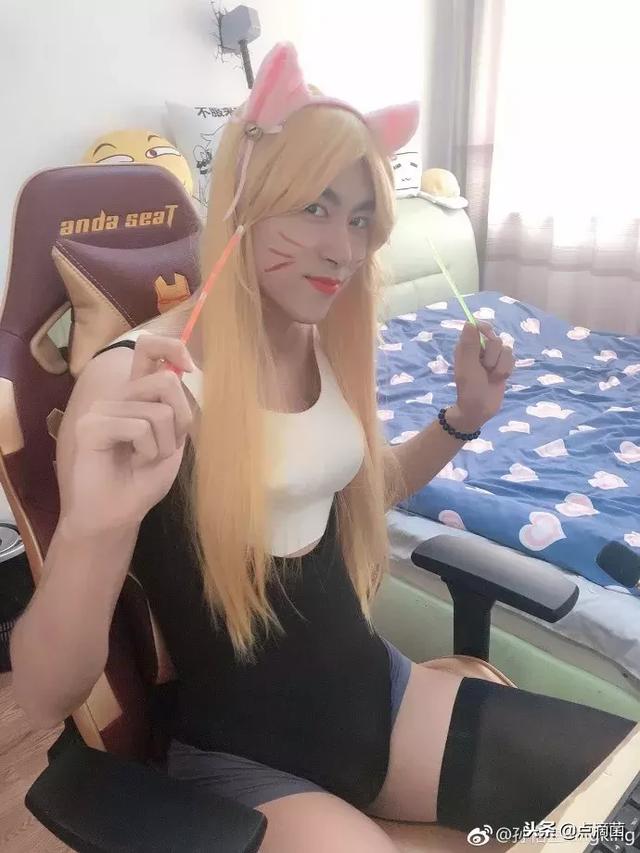 lol主播孙悟空kda阿狸cosplay!女装只有0次和无数次