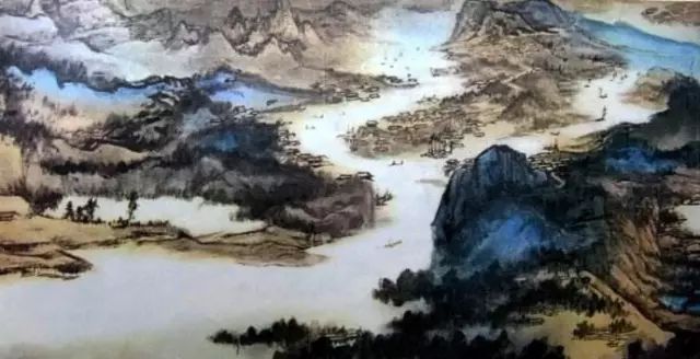 绘制了多件巨幅作品,其中《长江万里图》与《庐山图》两幅巨型国画更