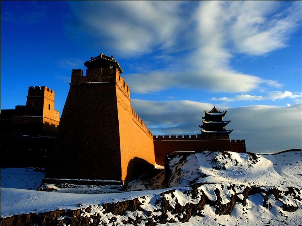 惊艳全国嘉峪关雪景美上央视