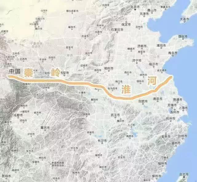 中国南北方分界线在哪里?看看你到底是南方人还是北方人