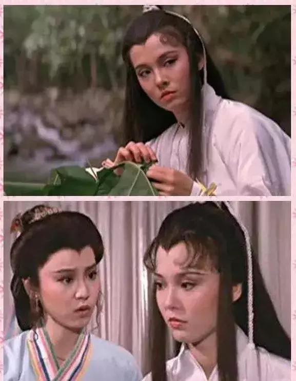 1983翁静晶版这版小龙女可能是妆容有点偏差,美貌有了,但是缺少一点