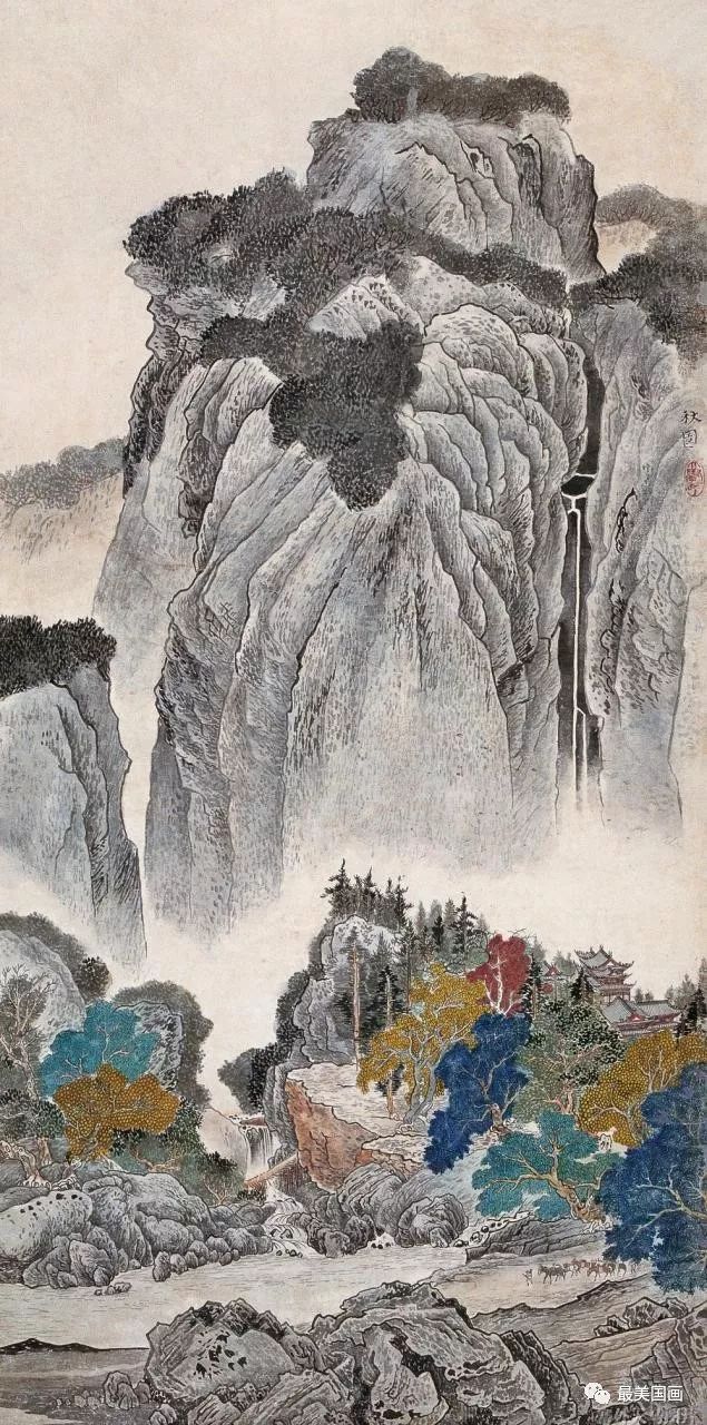 黄秋园国画山水画欣赏