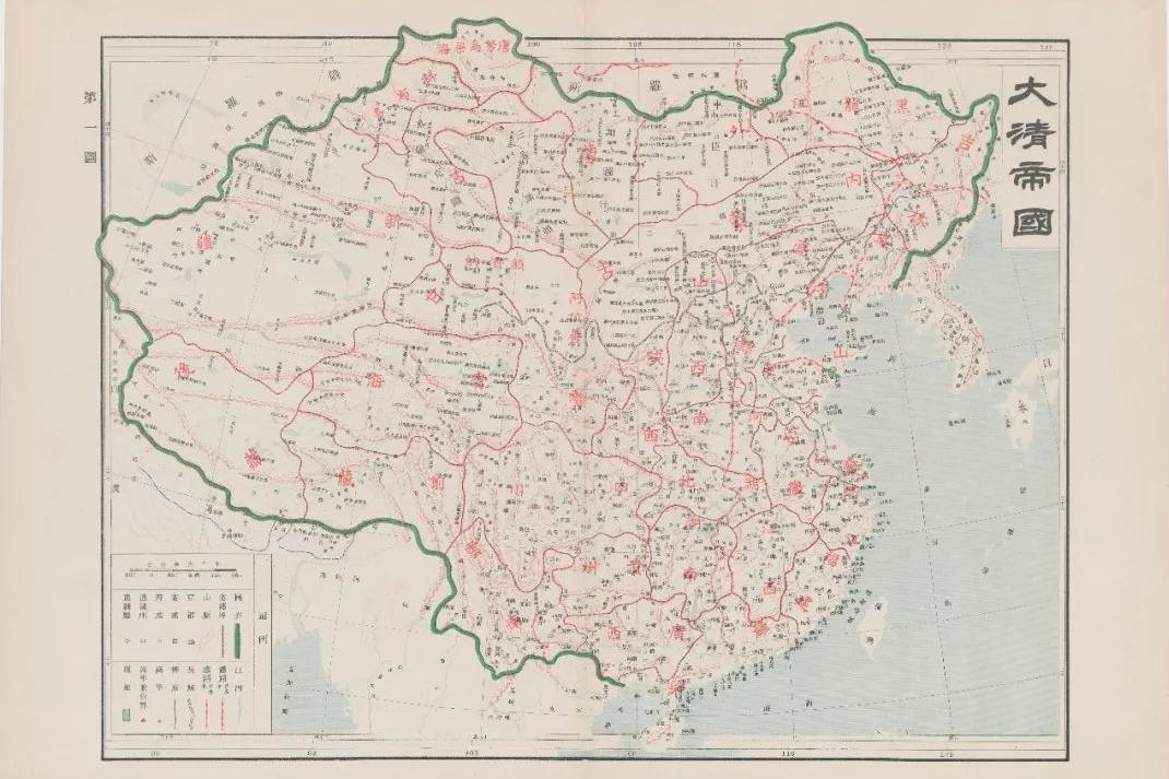 1905年的大清国地图,那海棠叶子不知何时能回来