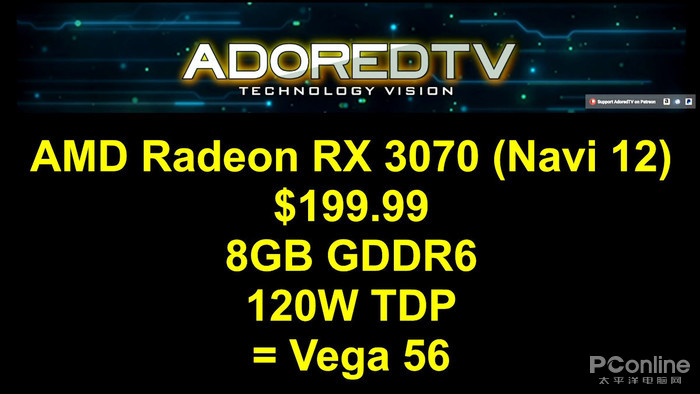AMD RX 3080曝光 性能提升80% 能耗比大躍進 科技 第2張