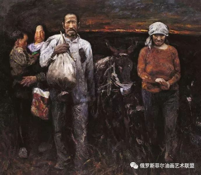 中国画家曹新林人物油画作品欣赏