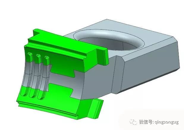 后模滑块带滑块经典结构