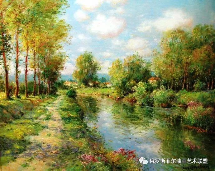 法国画家jean kevorkian风景油画作品欣赏