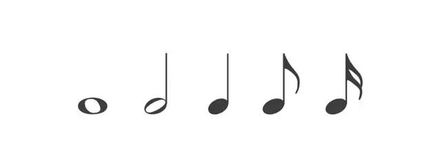 全音符,在现代音乐中,是时值最长的音符类型.