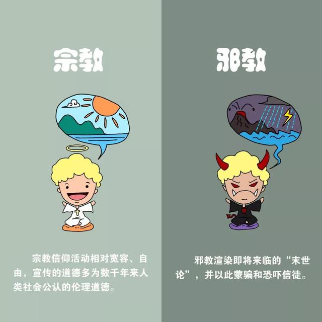 如何辨识宗教和邪教漫画