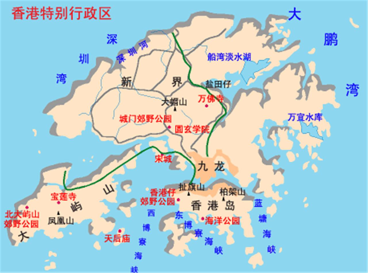 香港地图 - 香港地图高清版 - 香港地图全图
