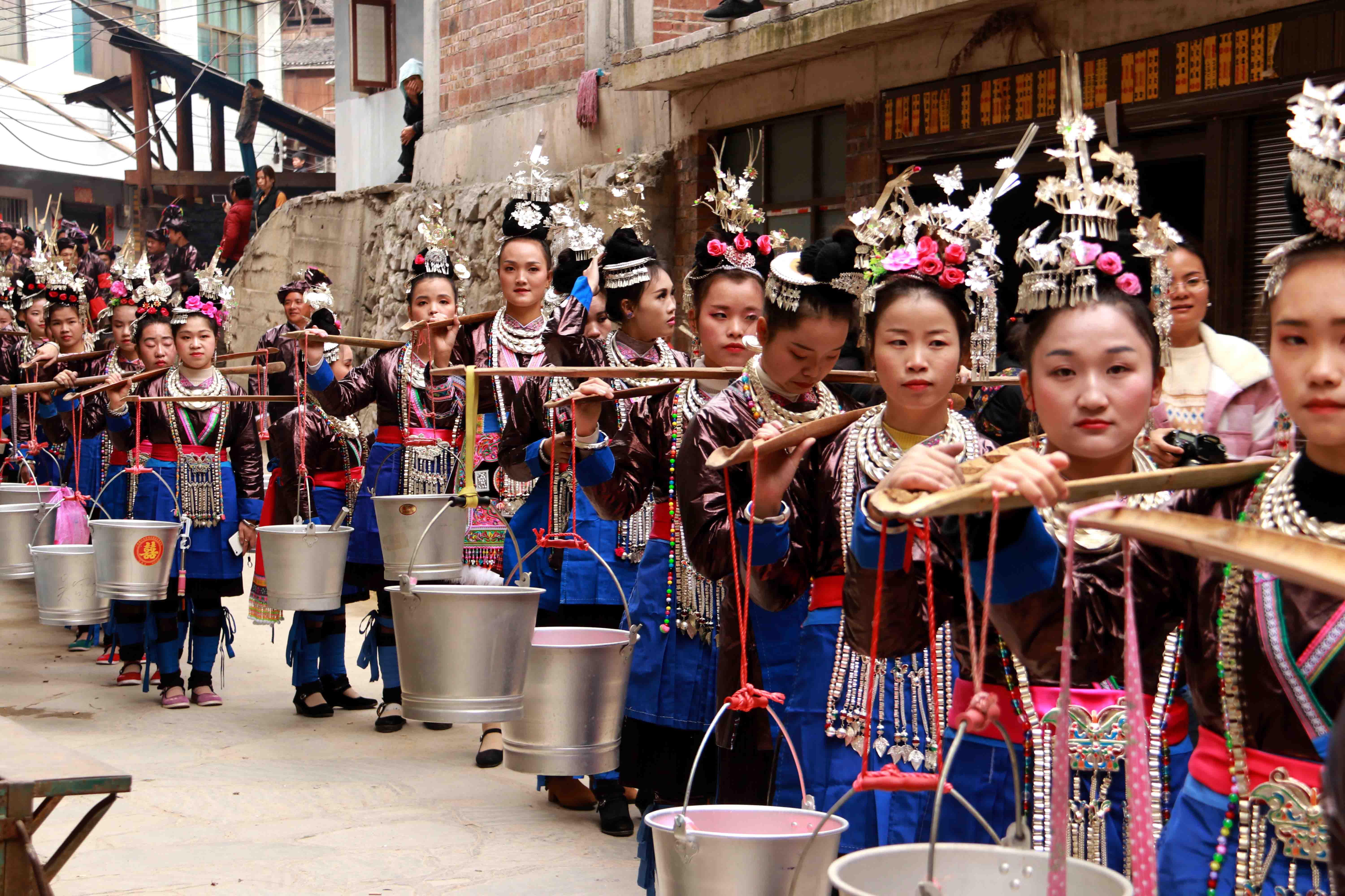 贵州从江侗族同胞五年一度的牯藏节芦笙赛