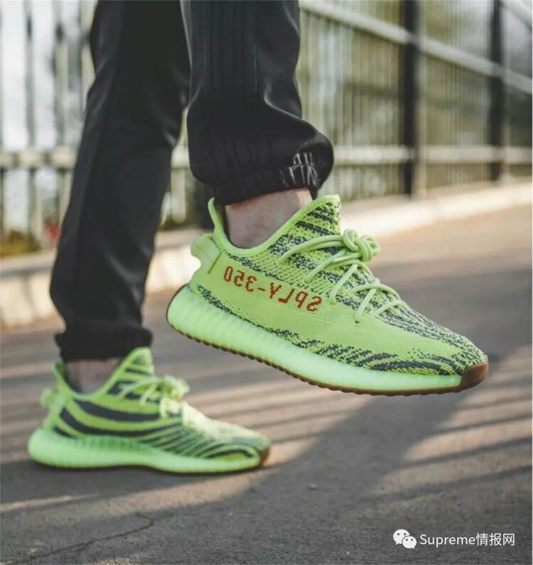 yeezy 350 "黄斑马"下周将全球大面积补货发售,附抢购