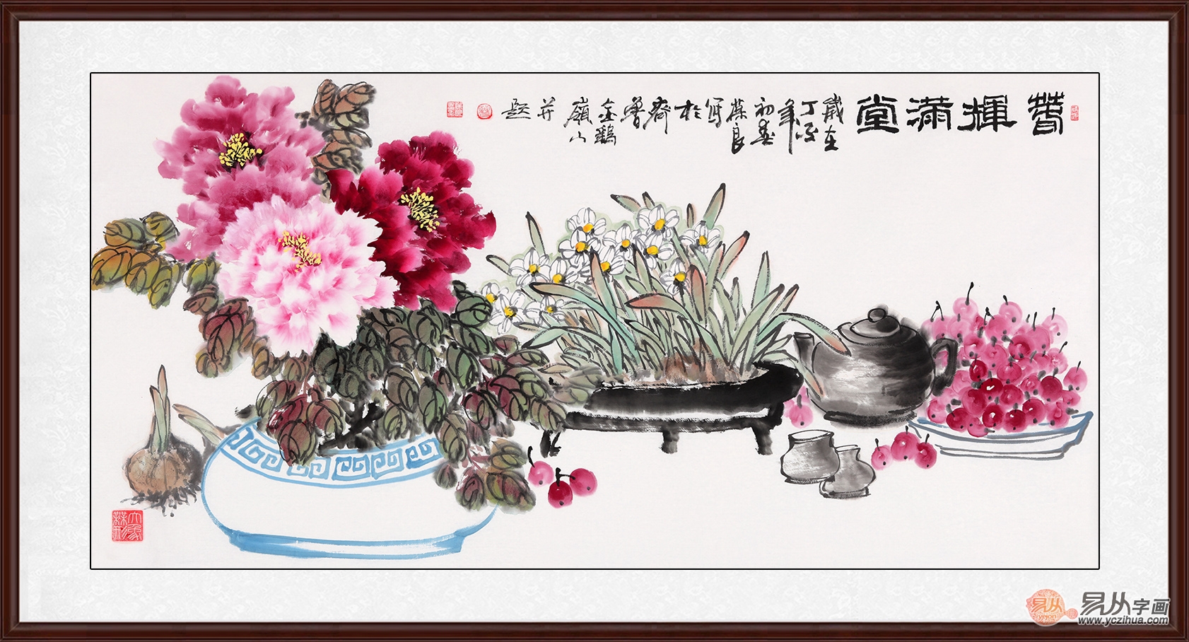 与新中国同龄的花鸟画家,晋葆良写意花鸟画欣赏