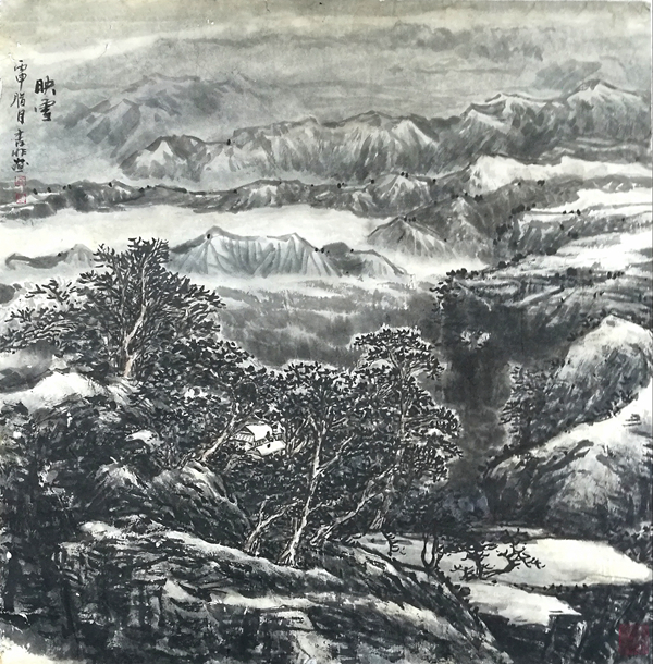 映雪 67x67cm