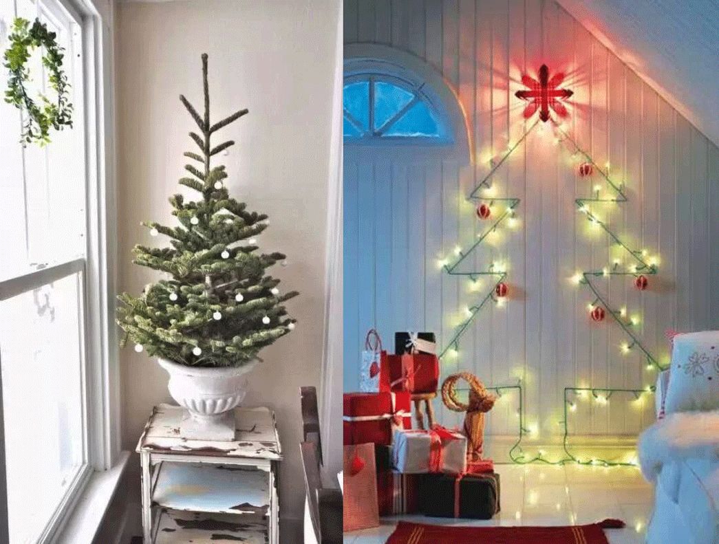 圣诞树和圣诞礼盒在室内与壁炉照片摄影图片_ID:134017976-Veer图库
