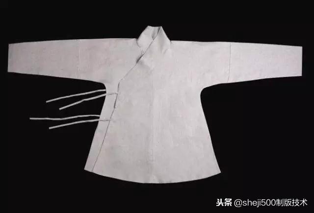 汉服中衣的纸样画法可以自己做一件传统的衣服