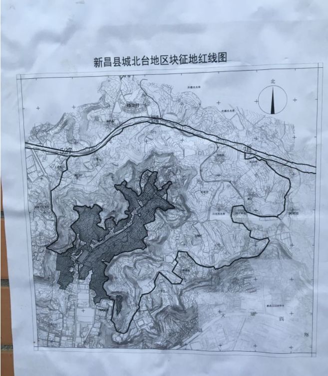 新昌县城北台区块拆迁范围已定!你家在红线内吗?