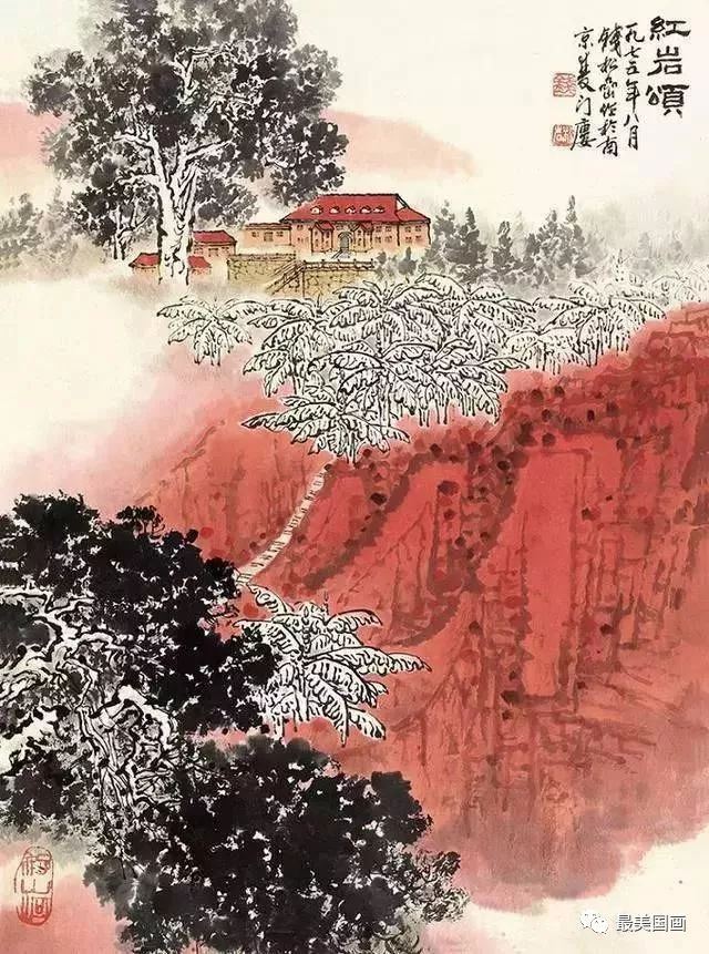 国画名家精品山水画100幅,看尽大千世界!