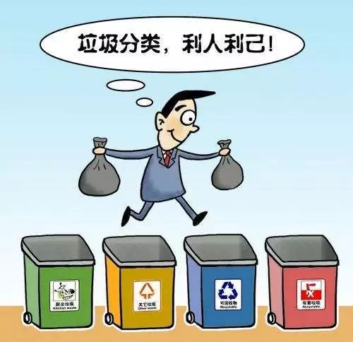 "垃圾分类" 现在 面对城市颜色不一的垃圾箱 一起对它们进行分类吧