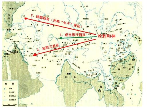 地图看世界;为何是游牧民族建立古代领土最大的蒙古帝国?