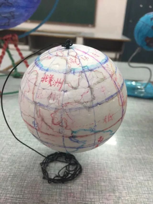 【景弘地理】初一年级学生地球仪制作活动
