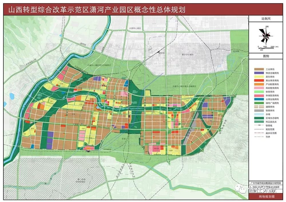 潇河产业园区规划图