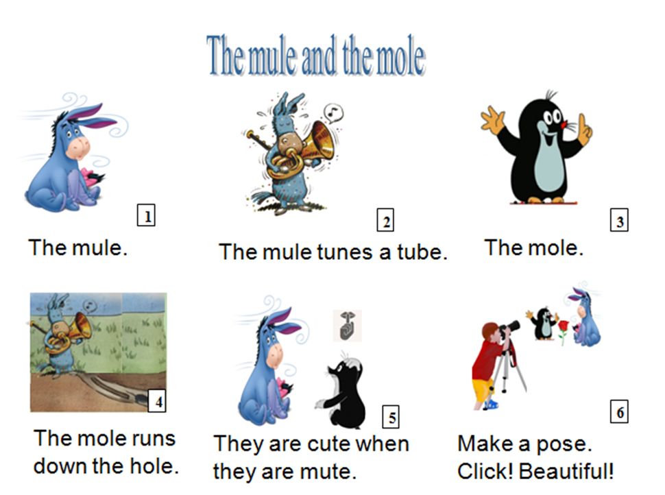 并和大家分享一个有趣的绘本故事《the mule and the mole》