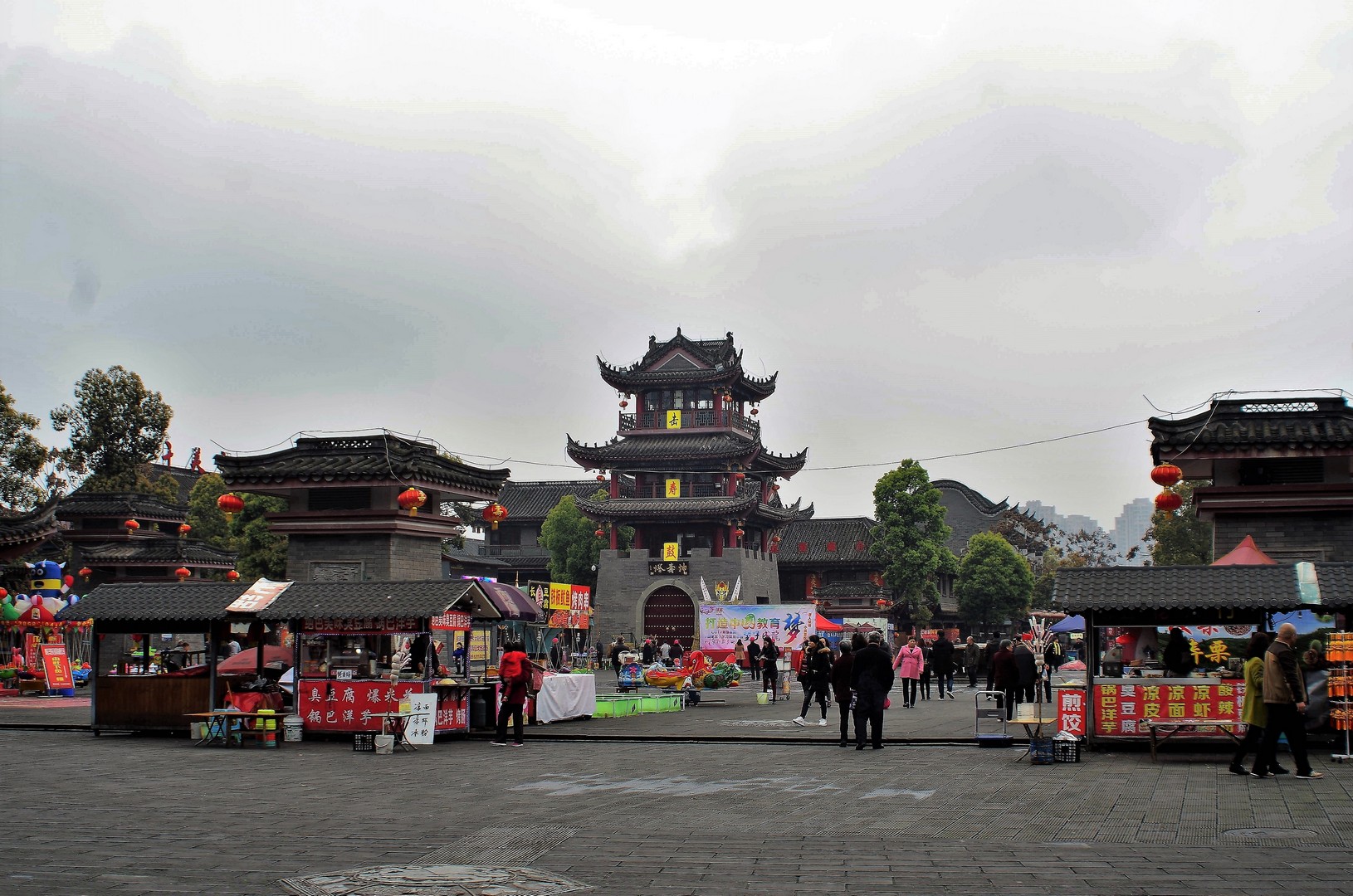 以巴渝文化为背景-菩提长寿古镇(行走重庆)