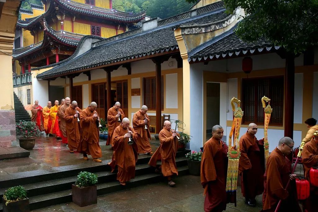 法会等慈禅寺天王殿佛像开光法会圆满