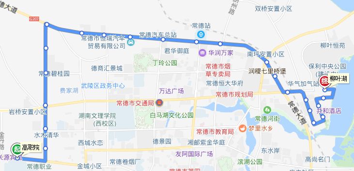 常德史上最全公交线路来了建议收藏含途径站点