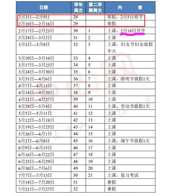 定了！中山中小学寒假时间出炉！竟长达……（附2019年全年