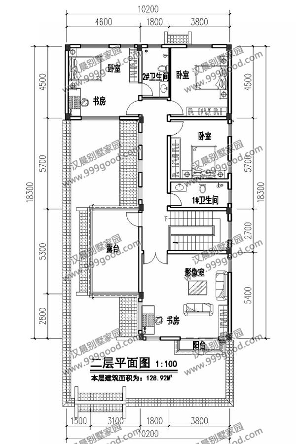 自建房担心造价?3款农村别墅设计图给出答案,新中式别墅带庭院