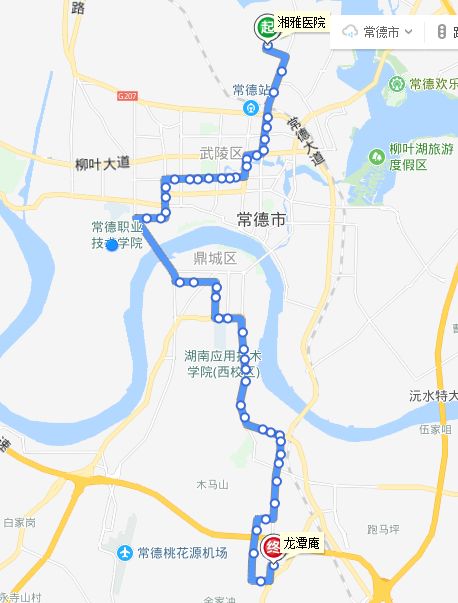 常德史上最全公交线路来了建议收藏含途径站点