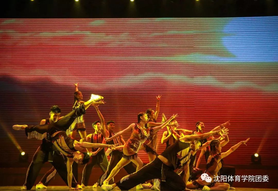 沈阳体育学院武术与舞蹈学院代表全体参赛队员宣誓来自沈阳体育学院的