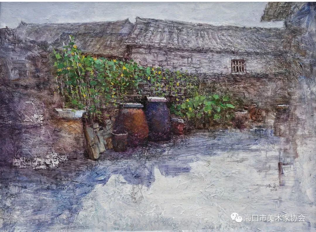 王锐 油画 秋后的雨季 80cm × 60cm