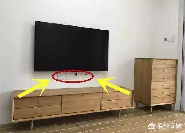 电视墙上插座该如何布置?