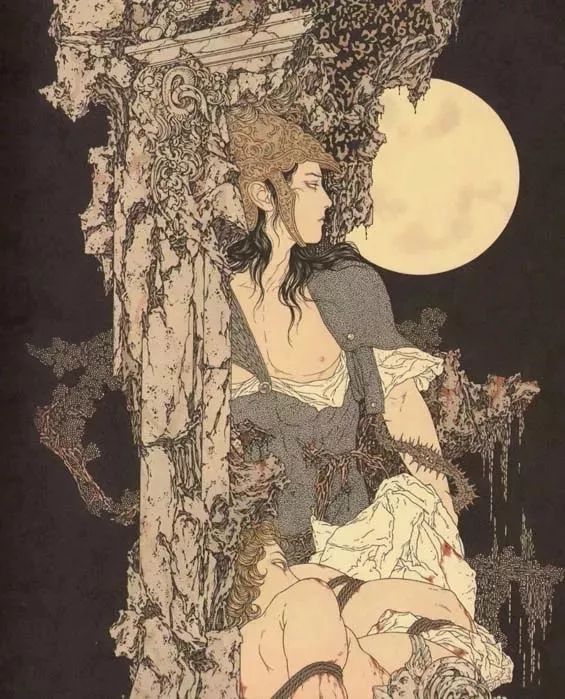 令人不安的精致美丽与野蛮暗黑 日本平成浮世绘大师山本タカト Takato Yamamoto 秋田县