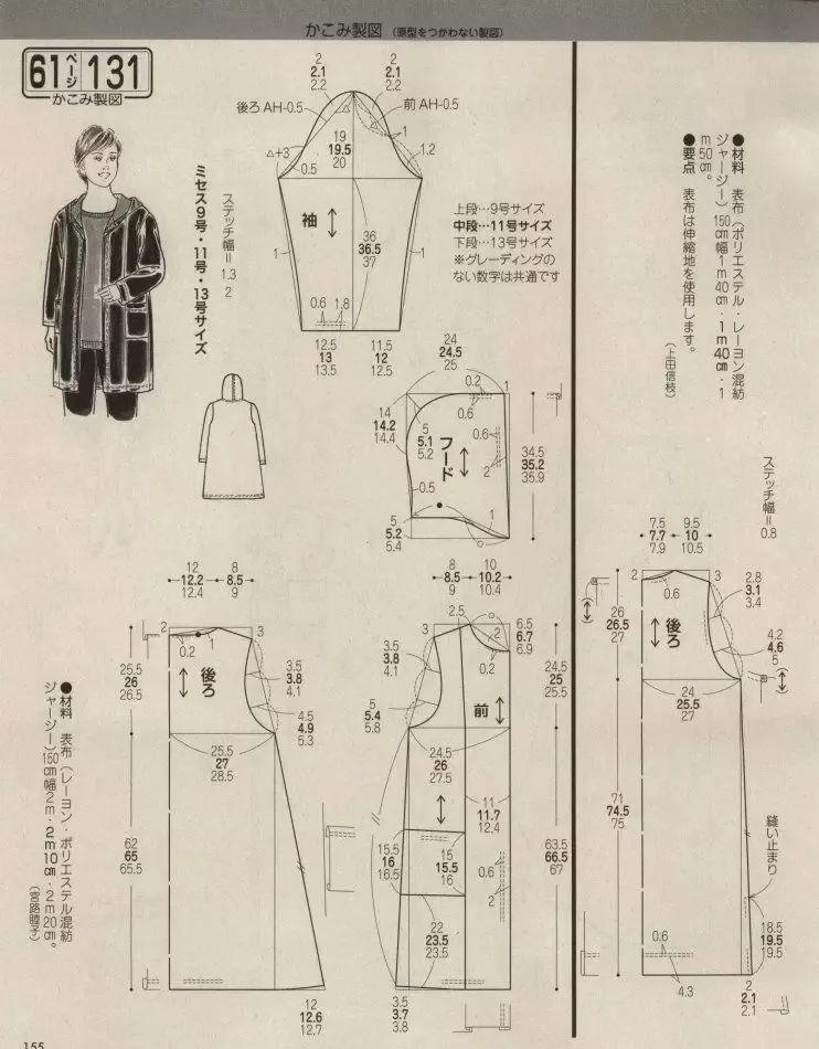 【女装纸样】女士大衣,卫衣,西服的图纸精选 / 六款欧美风时装纸样