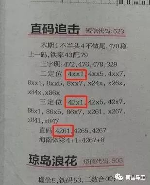 【好彩视频】《直码追击》上期击中三定42x1!今天的讲