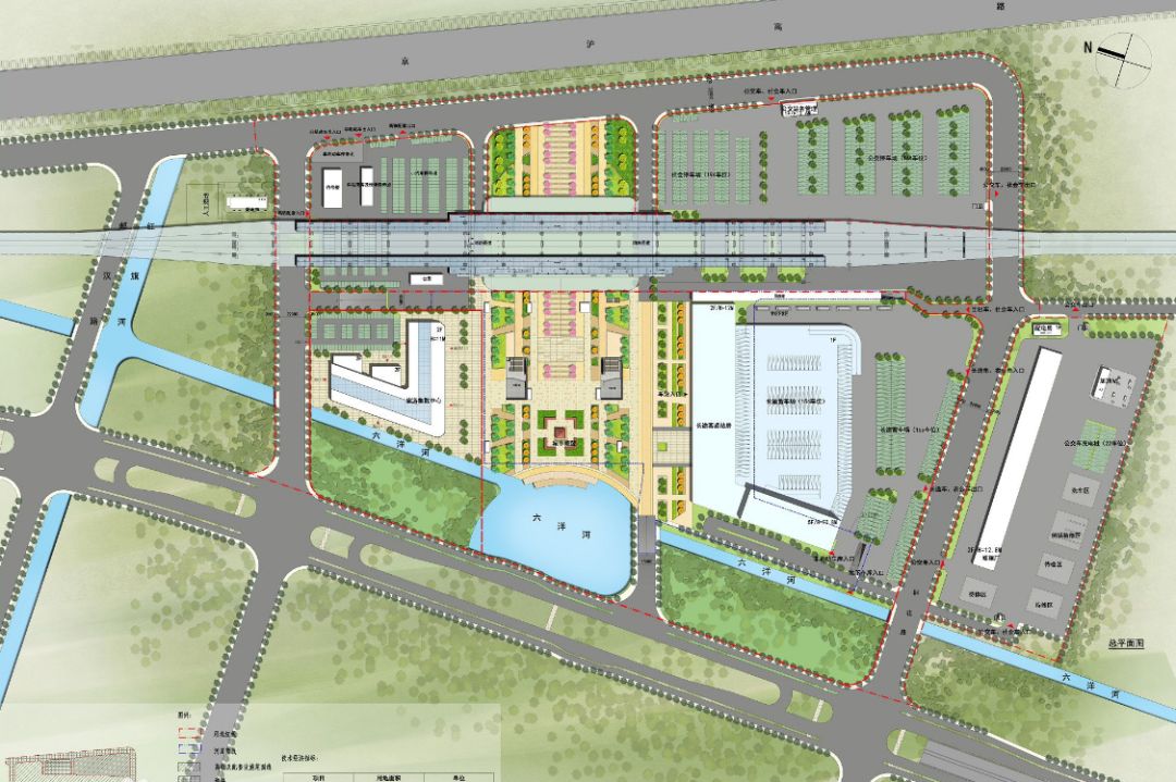 可以呢!高邮东部新城综合客运枢纽总平面图及效果图新鲜出炉!