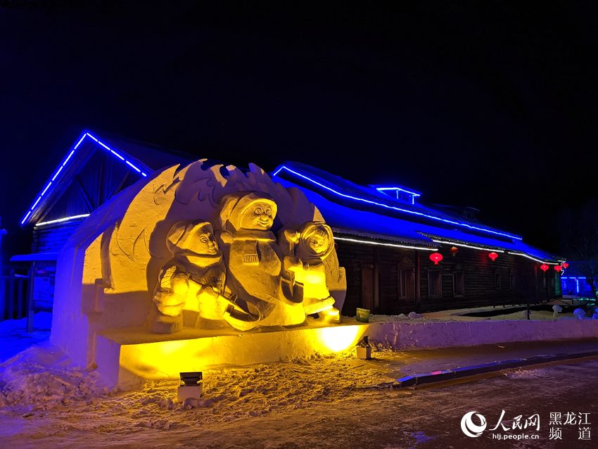 黑龙江漠河:雪后的北极村变成童话世界