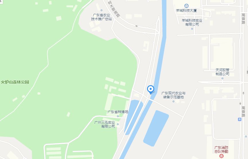 地图导航,可输入"广东现代农业与装备示范基地"或"柯木塱南路30号".