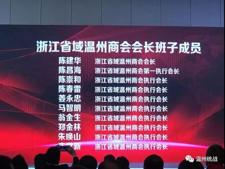 【非公经济动态】浙江省域温州商会成立 71万温商抱团创新业