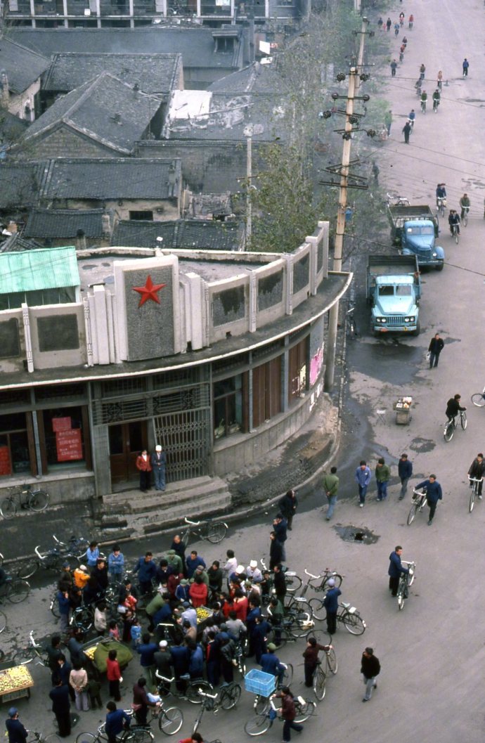 老照片:1987年的山西省临汾市
