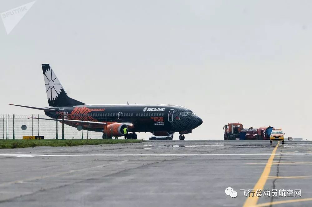 白俄罗斯航空飞机抵达朱可夫机场