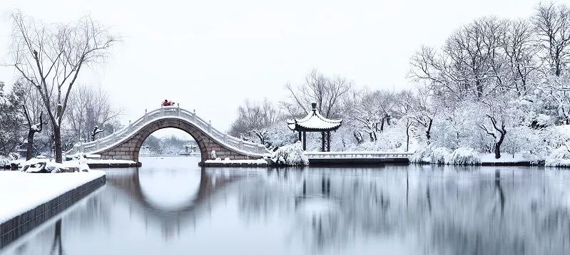 西湖美景断桥残雪还有比这更美的吗