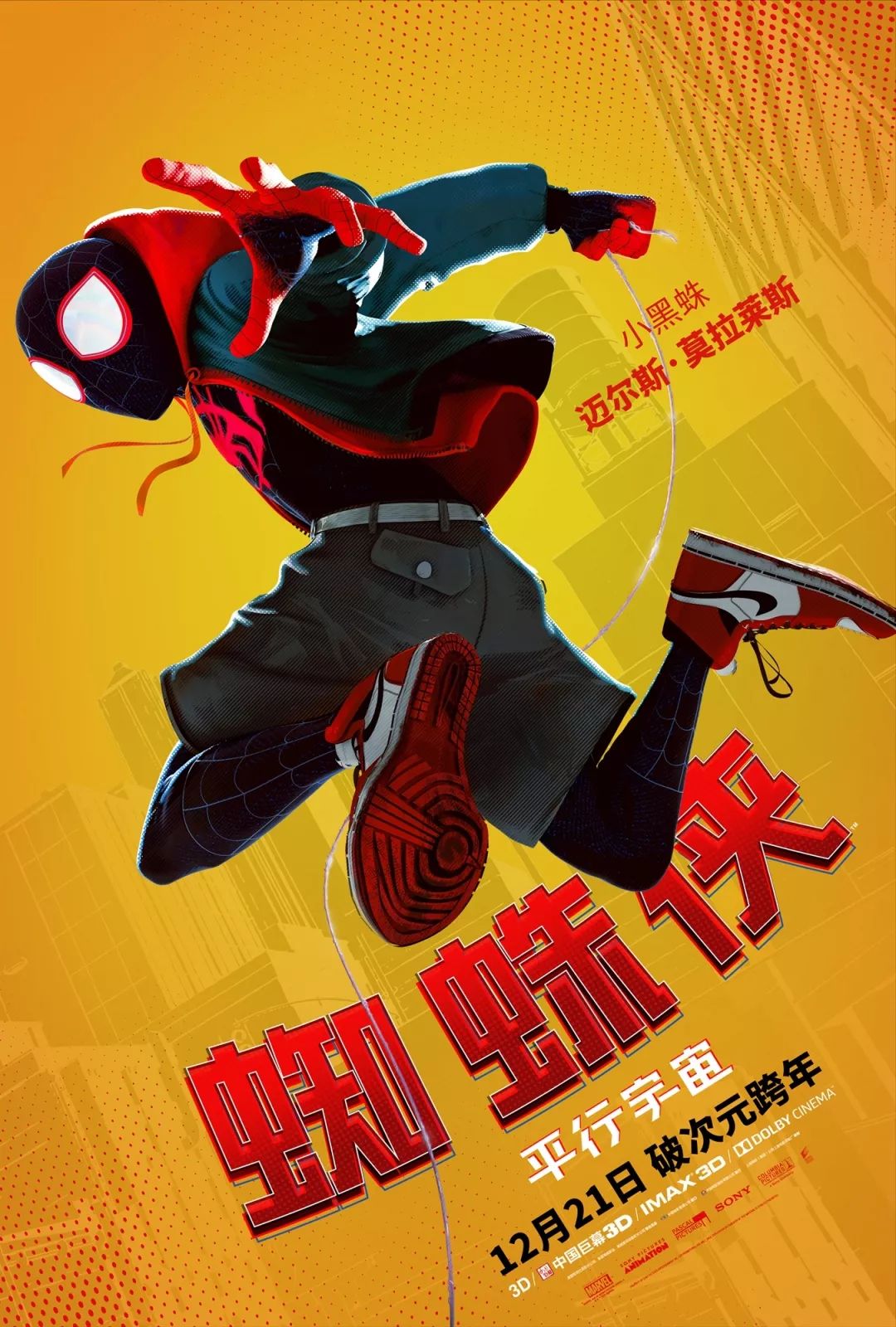 電影《 蜘蛛人：平行宇宙》發布中國獨家海報 娛樂 第3張